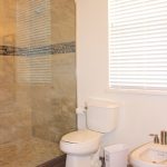 Master Bedroom Ensuite Bathroom with bidet and walk-in shower.