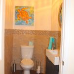 Powder Room in the Entrance Foyer