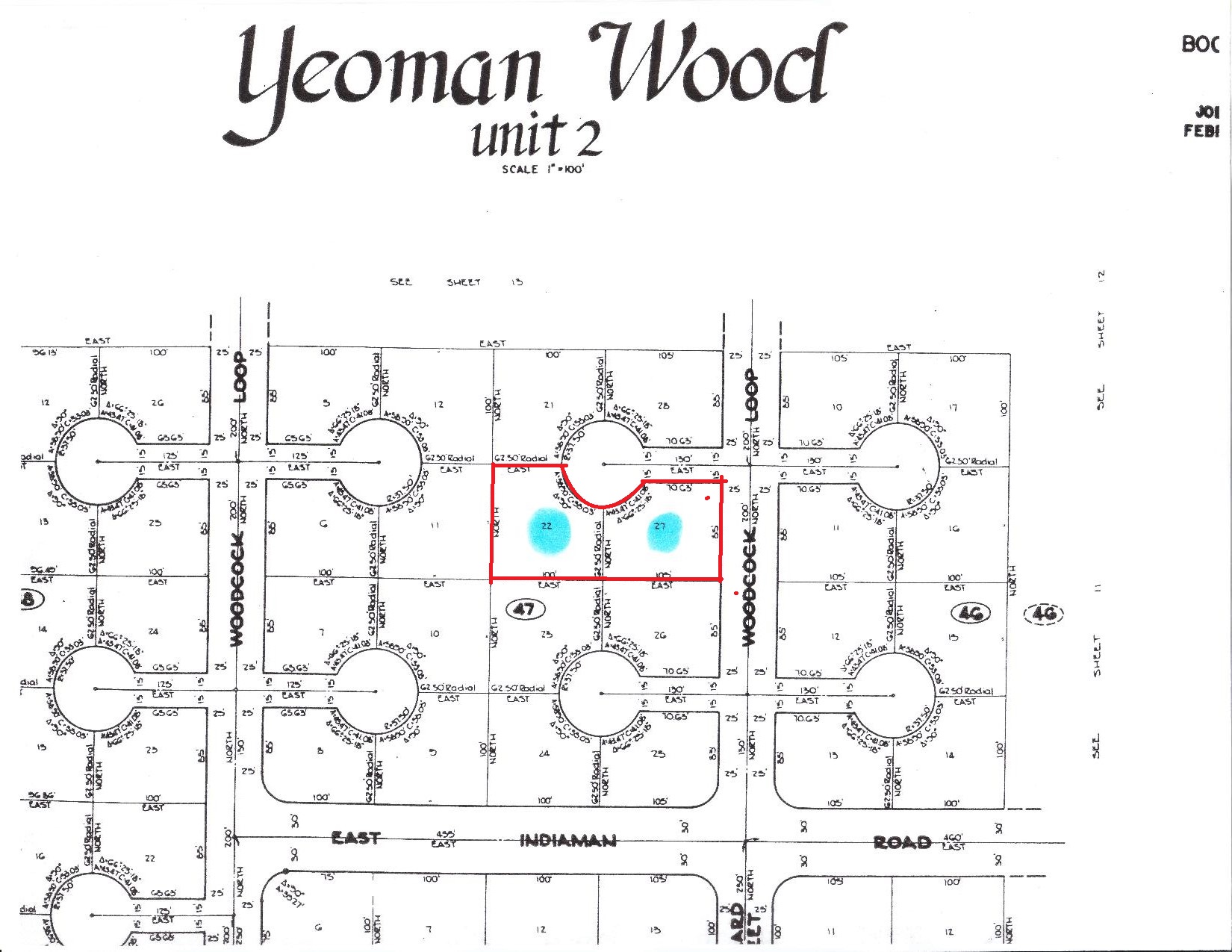 lots 22 & 27 Block 47, Unit 2