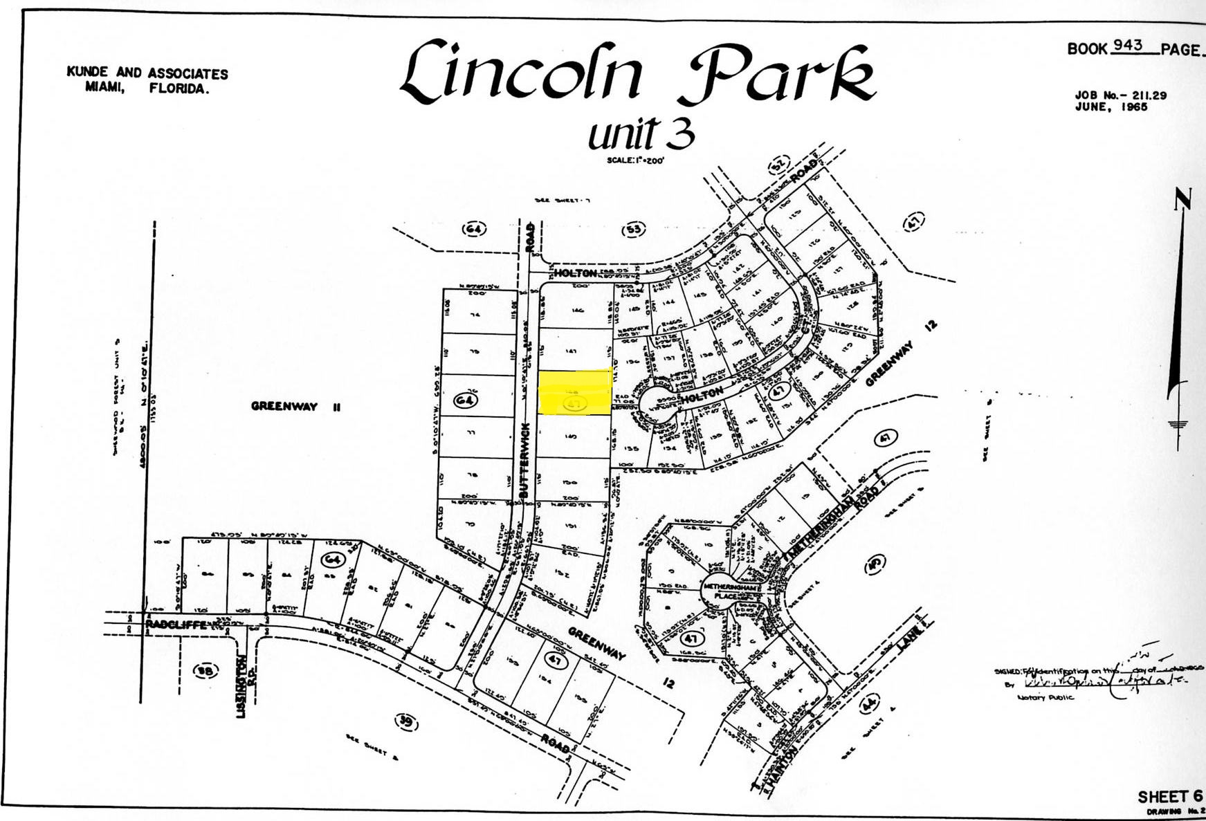 Block 148 lot 47 Lincoln Park