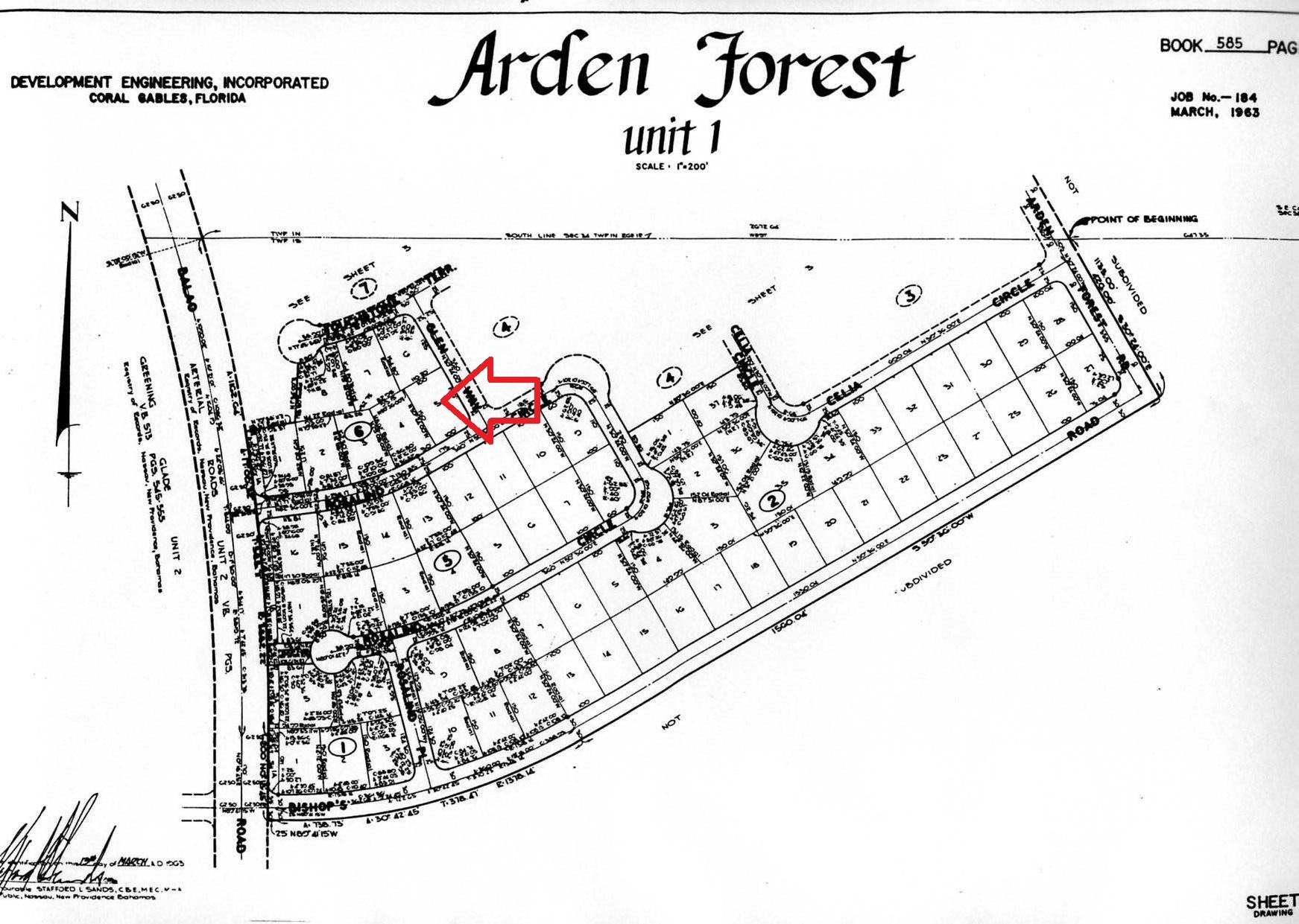 Block 6, Lot 5, Arden Forest 1.